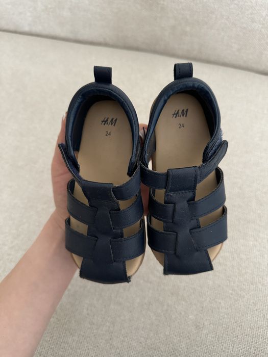 Босоніжки H&M 24 р. (15 см) темно-сині