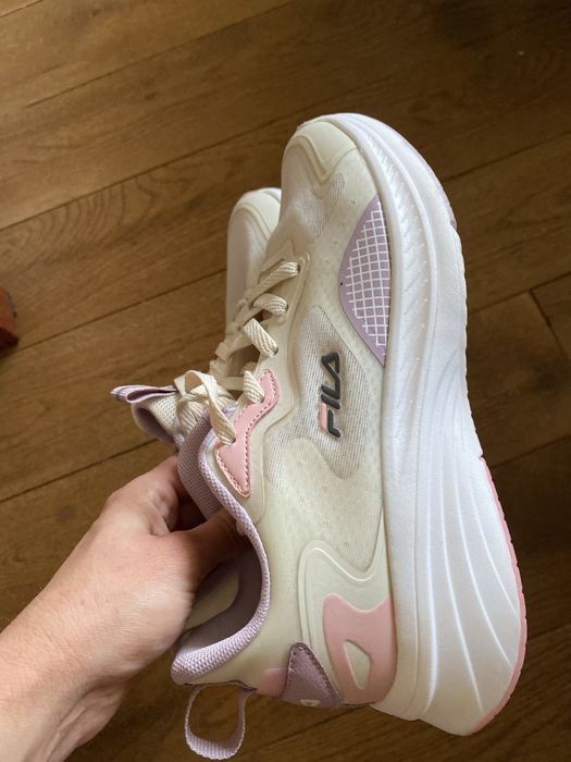 Buty Fila nowe białe biało-różowe 37 sportowe adidasy
