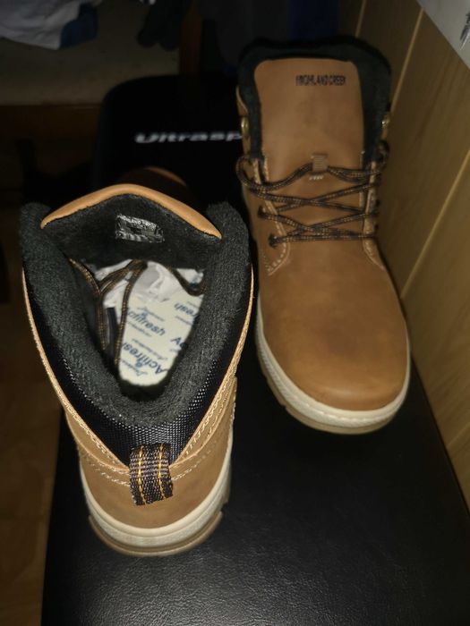 Buty skórzane zimowe 46 Highland Creek Deichmann