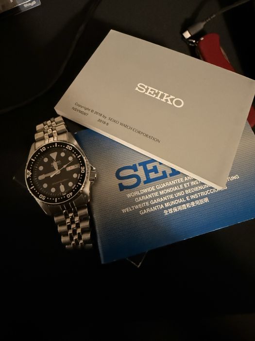 Seiko SKX013 com caixa e papeis