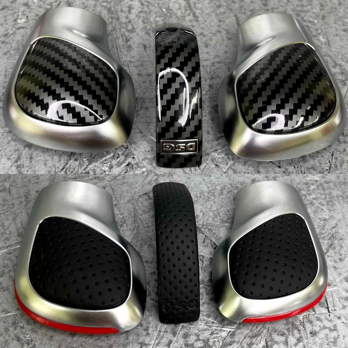 Накладки на селектор DSG Aisin Volkswagen CARBON STEEL PERFO