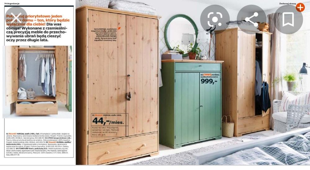 Szafa ikea Hurdal