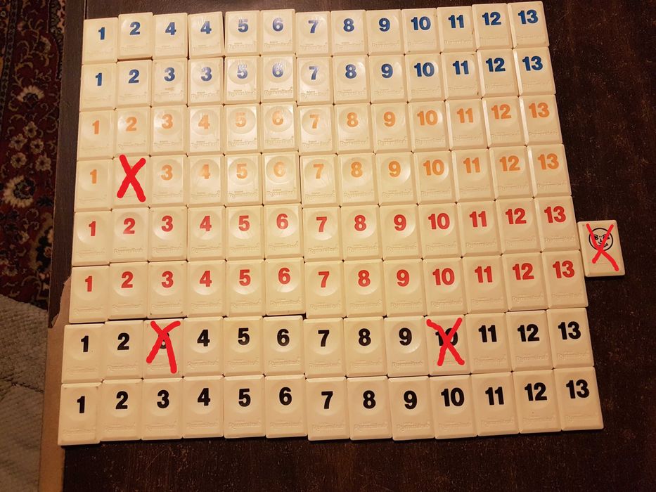 Zabawka klocek Rummikub