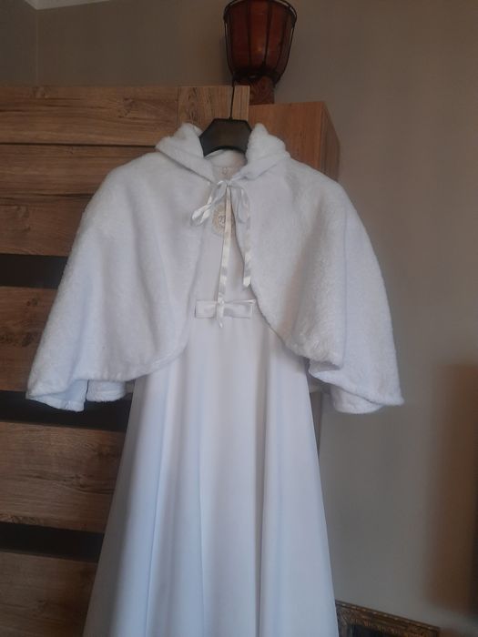 Sukienka komunijna,bolerka,torebka