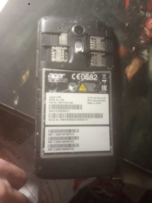 Смартфон Acer Liquid E700 и Sigma mobile X-treme PQ12 (запчасти)