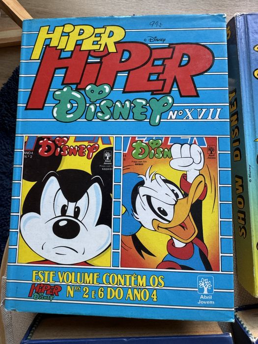 Livros antigos banda desenhada Disney