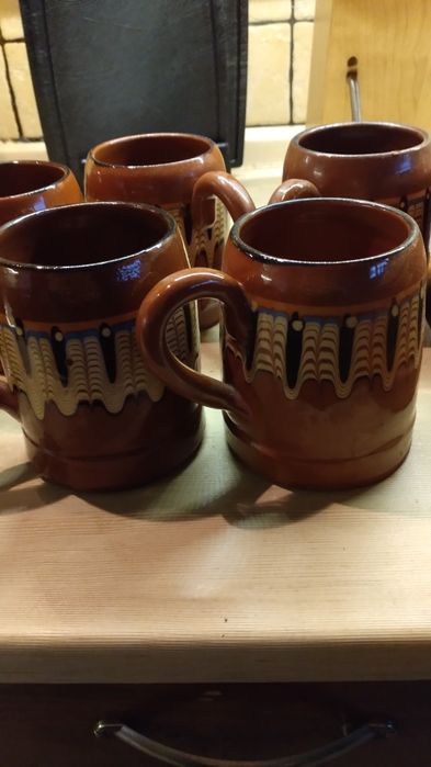 Kufle komplet 6 sztuk bułgarskie