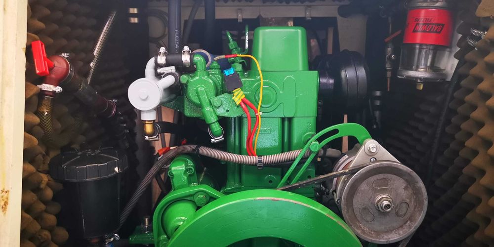 Motor Inboard Volvo Penta MD17 D 36CV para veleiro ou barco Aguçadoura ...