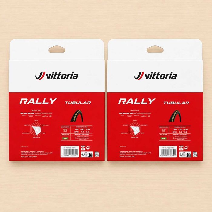 Pack 2 Pneus Vittoria Rally 25-622 700x25C Tubular