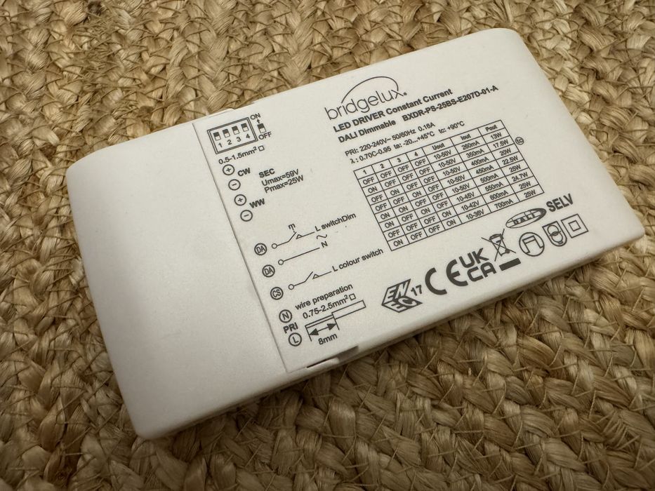 LED DRIVER DALI, Bridgelux, dimmable, 5 sz