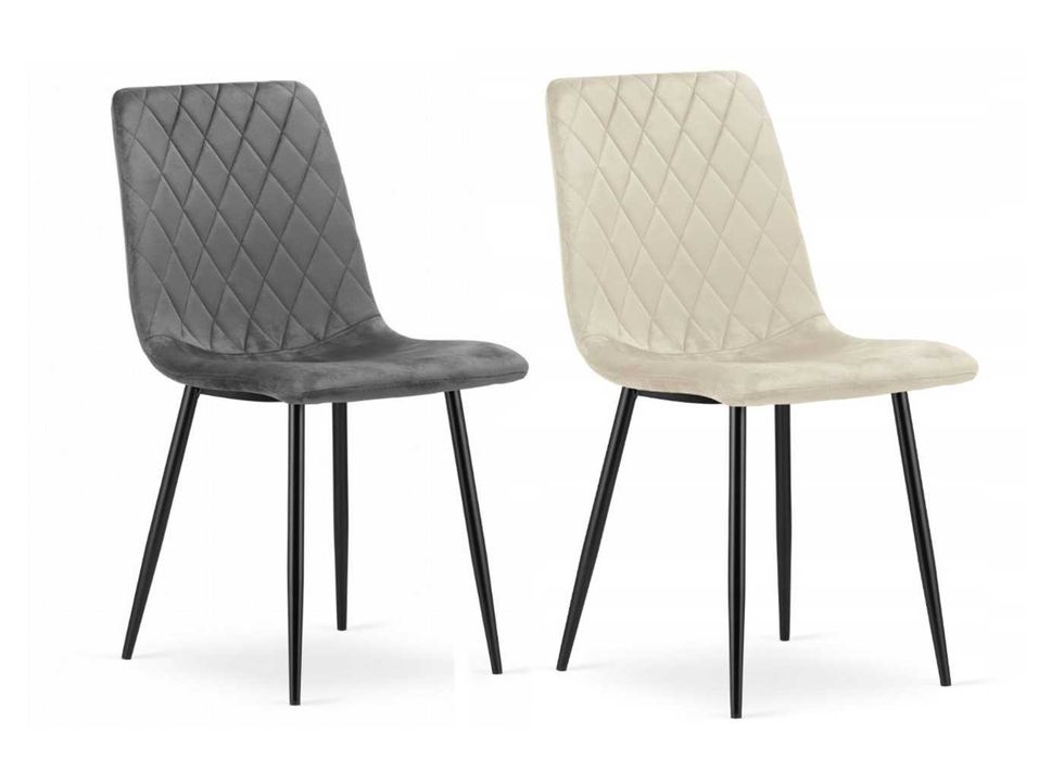 Крісло Велюр, стілець Скандинавський AMPLE стул Лофт (сірий, бежевий)