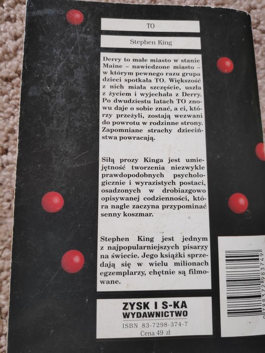 To S. King książka bestseller