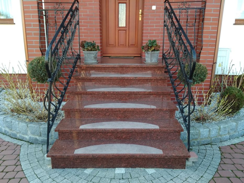 schody parapety marmur granit