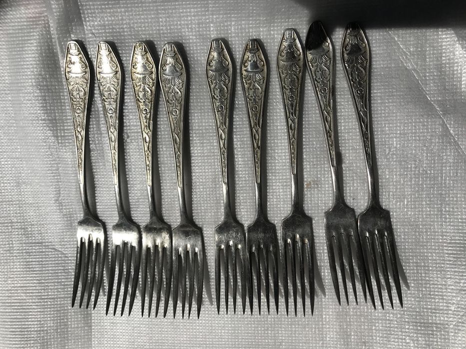 Столові прибори: ложки, виделки з нержавки, виробництва СРСР