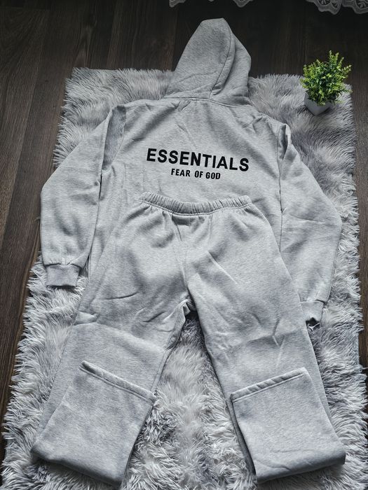 Сірий костюм Essentials S-M-L "Худі та штани"