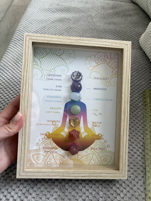 Картина з підсвіткою та чакрами