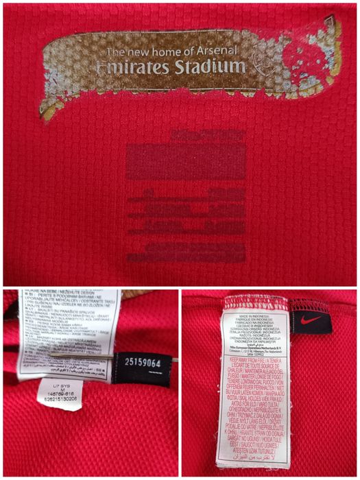 Koszulka Arsenal London #4 Fabregas 2006-08 Home Nike-FIT Roz. M