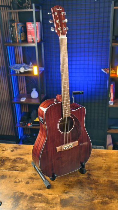 Fender CD-140SCE All-Mahogany + oryginalny case – stan idealny