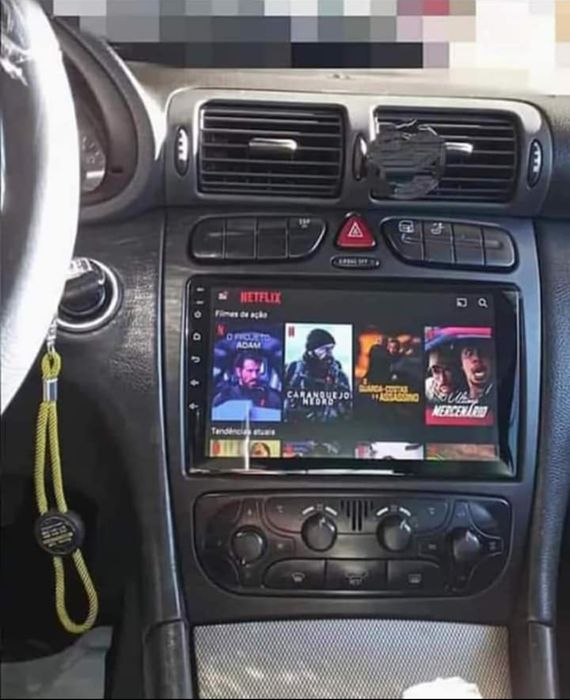 Rádio Mercedes W203 Android 14 (Artigo Novo)