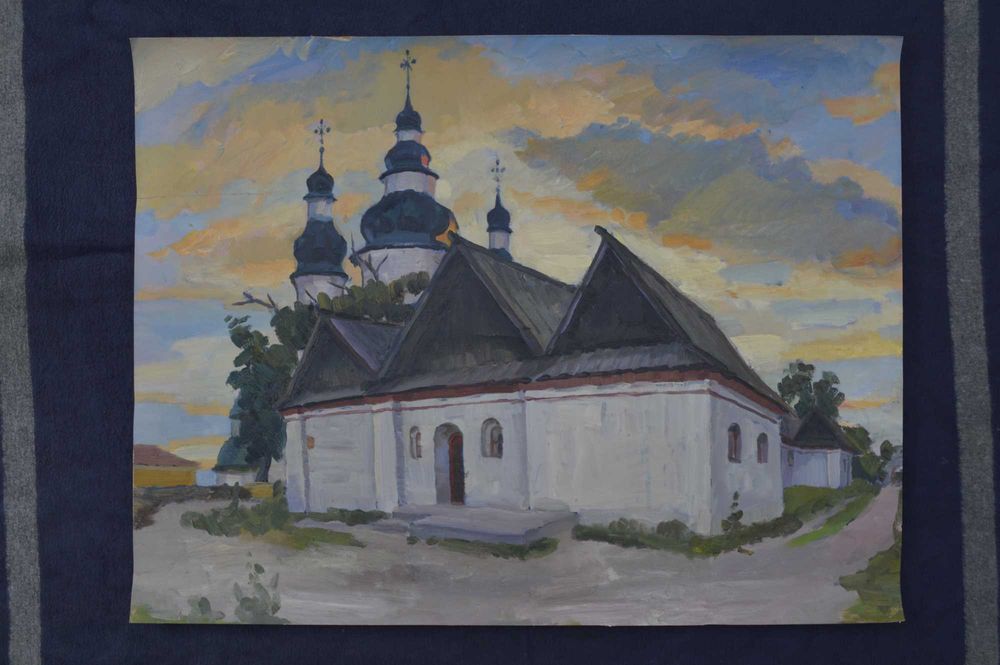 Картина художника Зузук Р. Єлецький монастир.  Чернігів.  (1010)