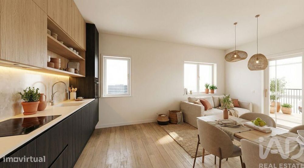Apartamento T1 em Darque de 44,00 m2