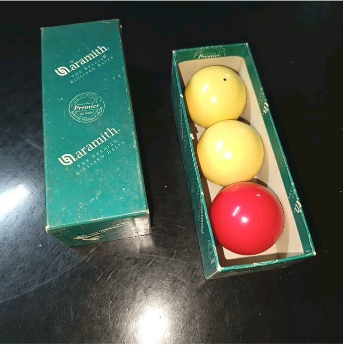 Conjunto completo de Bolas  Bilhar Livre ou Carambola Vintage Aramith