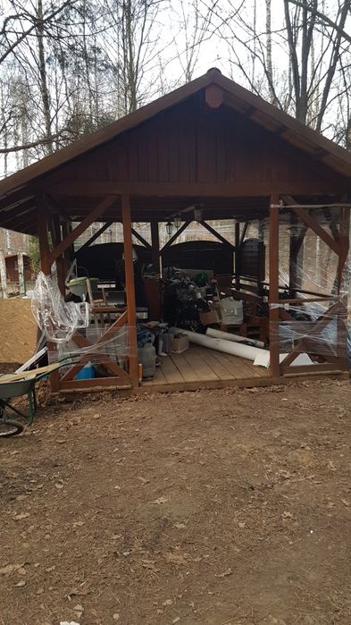 Altana duza 4x5,5m + stoły siedziska