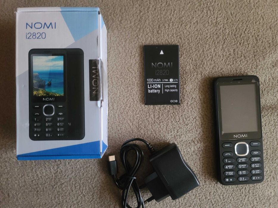 Мобільний телефон NOMI i2820 Nano-SIM діагональ 2.8" Type-C 10.3 мм FM