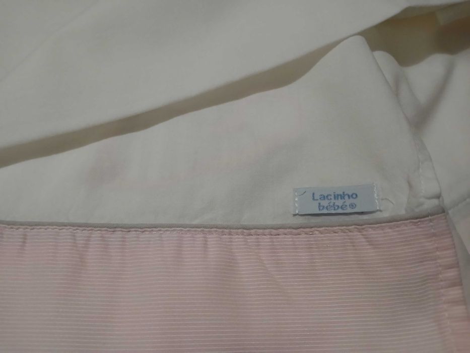Conjunto lençóis para cama de bebé