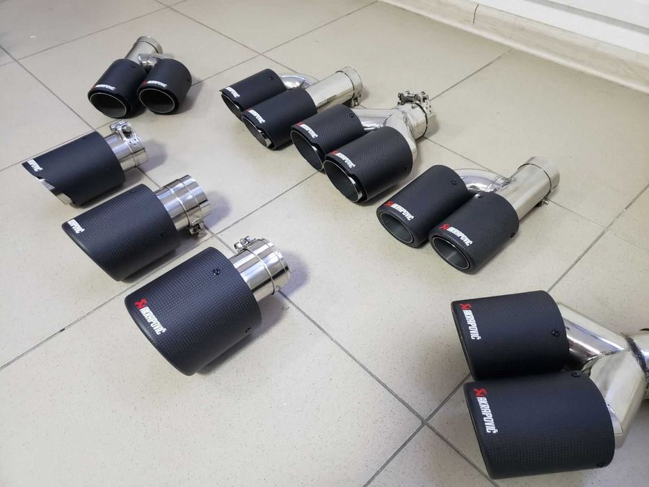 Насадки глушителя akrapovic , насадки на выхлоп акрапович