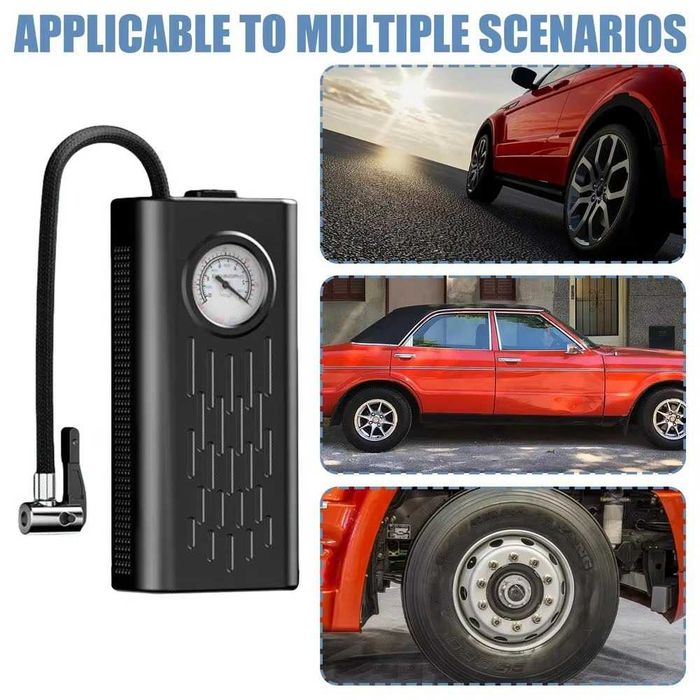 Nowa BEZPRZEWODOWA POMPKA, kompresor USB, powerbank do roweru, auta!