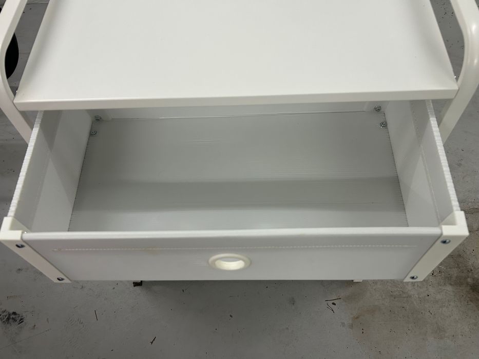 Cómoda c/3 gavetas, branco, 55x36x62 cm