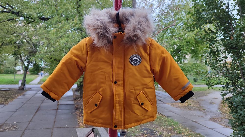 Куртка осенняя новая для мальчика 80 см, 1 год