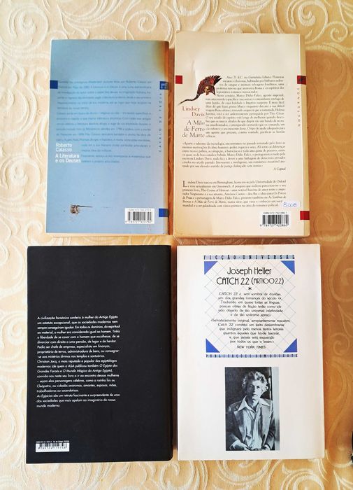 Obras de Lindsey Davis e Christian Jacq