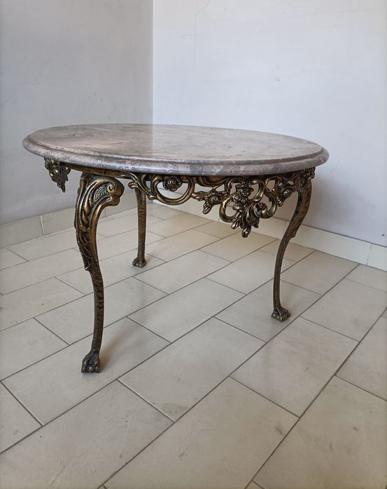 Mesa de centro mármore com suporte de ferro64298009092611121