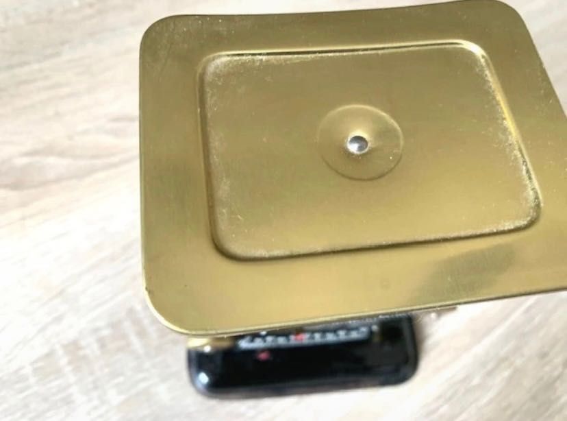 Invulgar Balança Antiga de pesar cartas com dupla escala