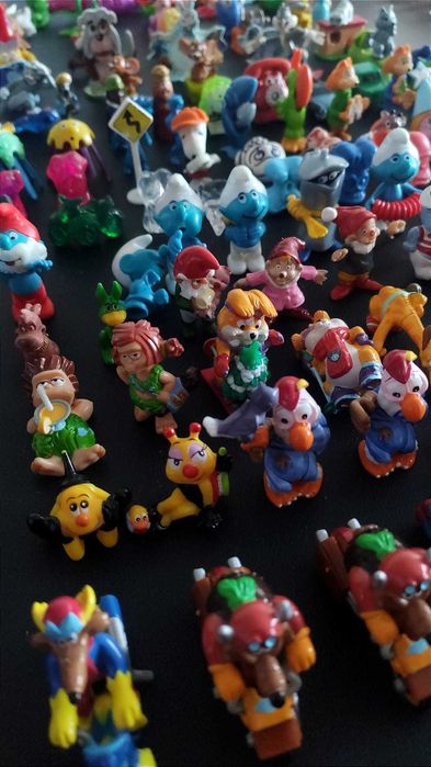 Mega Lote Figuras Kinder – Cerca de 115 Peças (Anos 90)