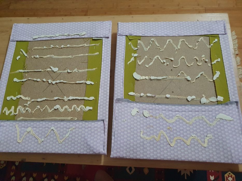 Panel ścienny 50x40cm. tapicerowany