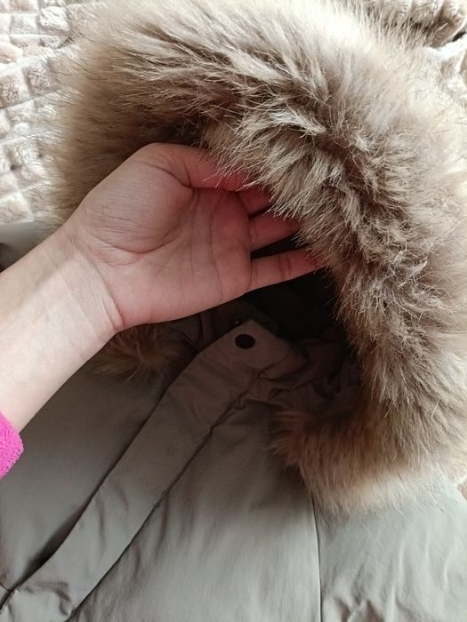 Куртка Zara пухова 110-116р