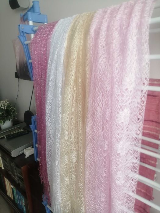 Шарфы палантины Ажур Пасхальные
