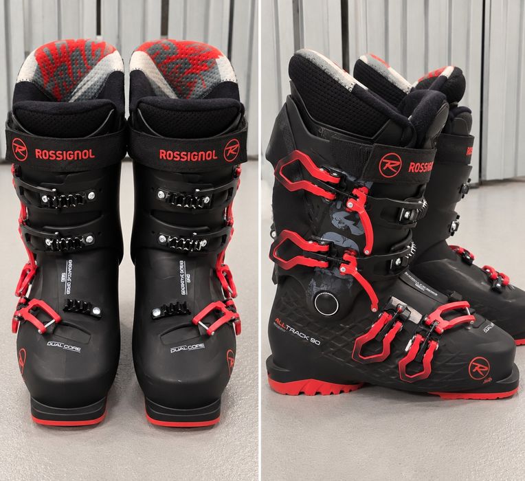 Rossignol Alltrack 90 Black/Red – buty narciarskie – Dual Core – Flex 90