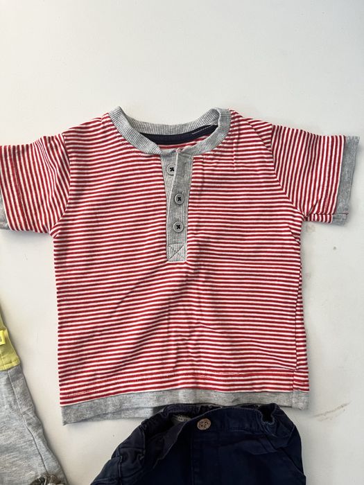 Zestaw letni 6 ubranek dla chłopca rozmiar 68