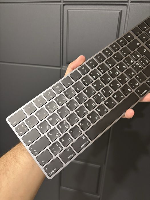 Apple Magic Keyboard with Numeric Keypad Space Gray RU/EN a1843