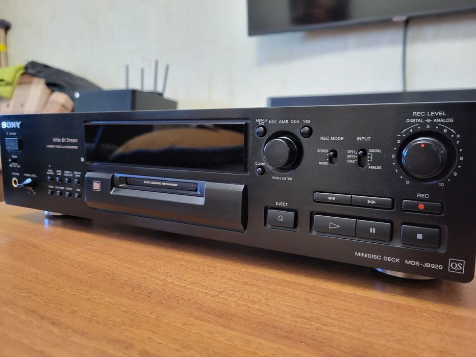 Home Mini Disc Recorder Sony MDS-JB920QS +10 мiнідисків