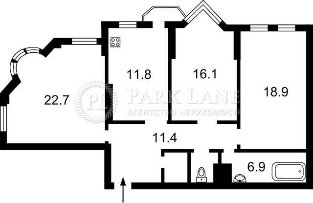 Продаж 3-кімн на Академіка Палладіна, Житомирська, Академмістечко
