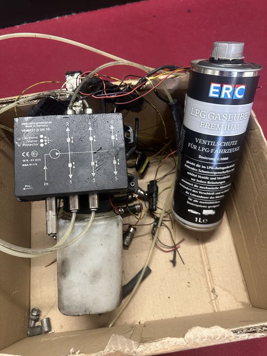 System lubryfikacji zawór regulacji gazu LPG