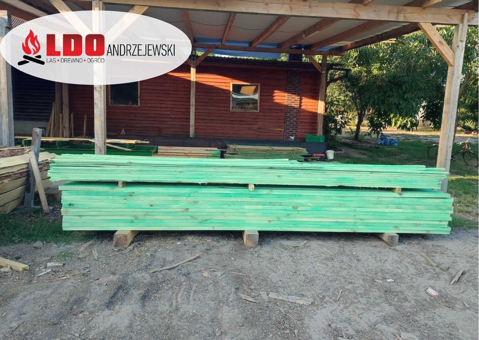 Wyroby tartaczne: deski grubość 2,5cm tartak drewno więźba