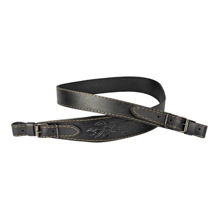 Ремінь для рушниці шкіра DG Чорний