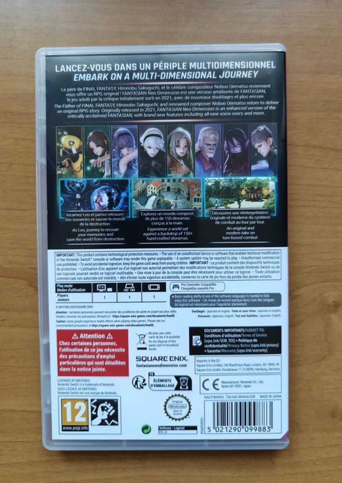 Fantasian Neo Dimension Nintendo Switch