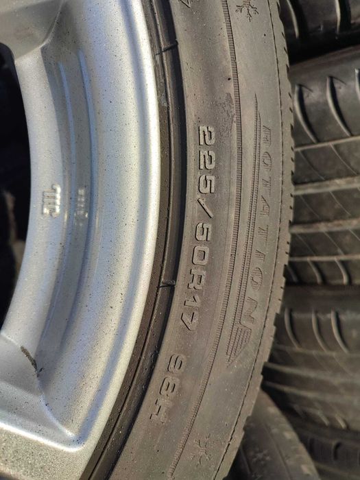 Koła zimowe BMW 3 F30/E91 ALUFELGI opony DUNLOP 225/50R17